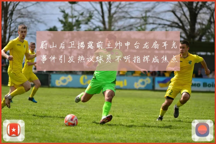蔚山后卫揭露前主帅申台龙扇耳光事件引发热议球员不听指挥成焦点